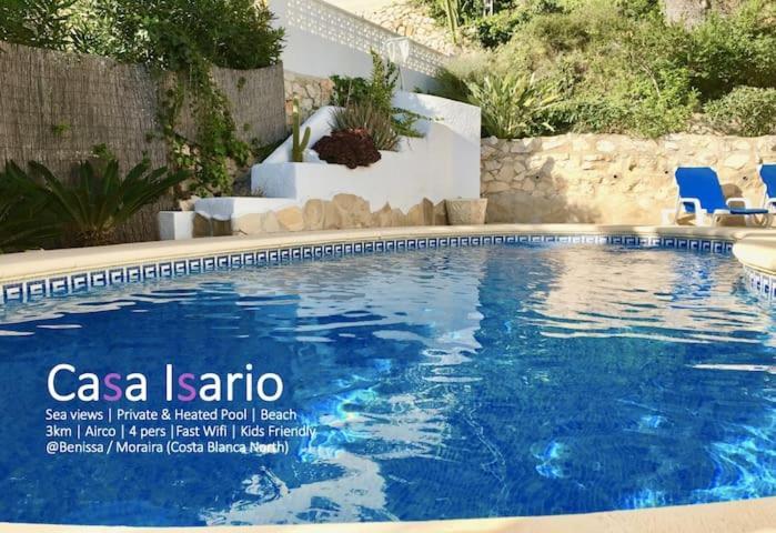 Charming Villa In Montemar With Private, Heated Pool And Sea Views Benissa Esterno foto